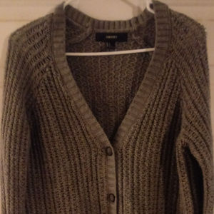 Forever 21 women long sleeve sweater lace